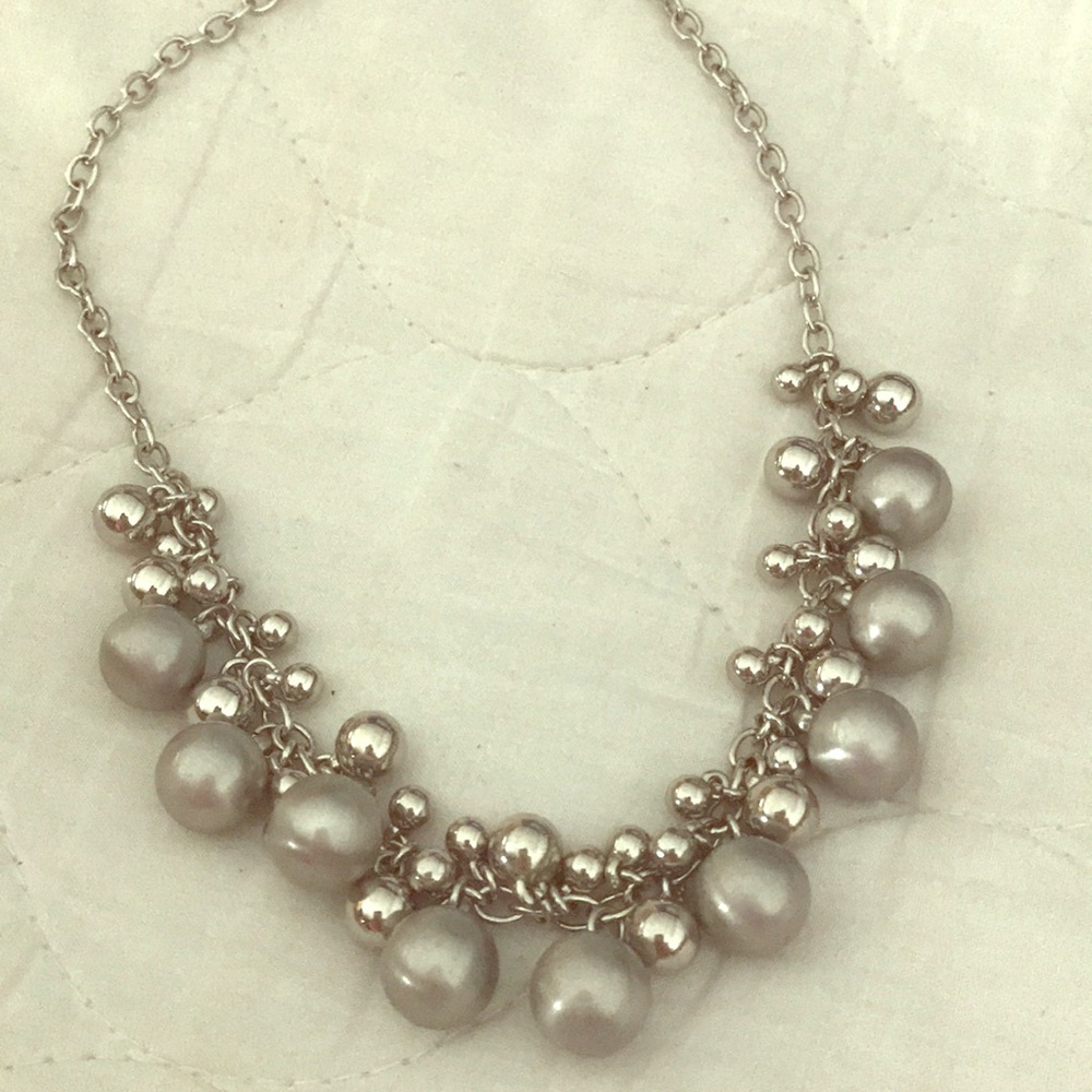 Lia Sophia silver necklace